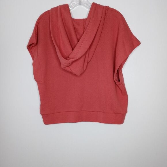 ba&sh Short Sleeve Hoodie in Vieuxrose - Picture 8 of 8